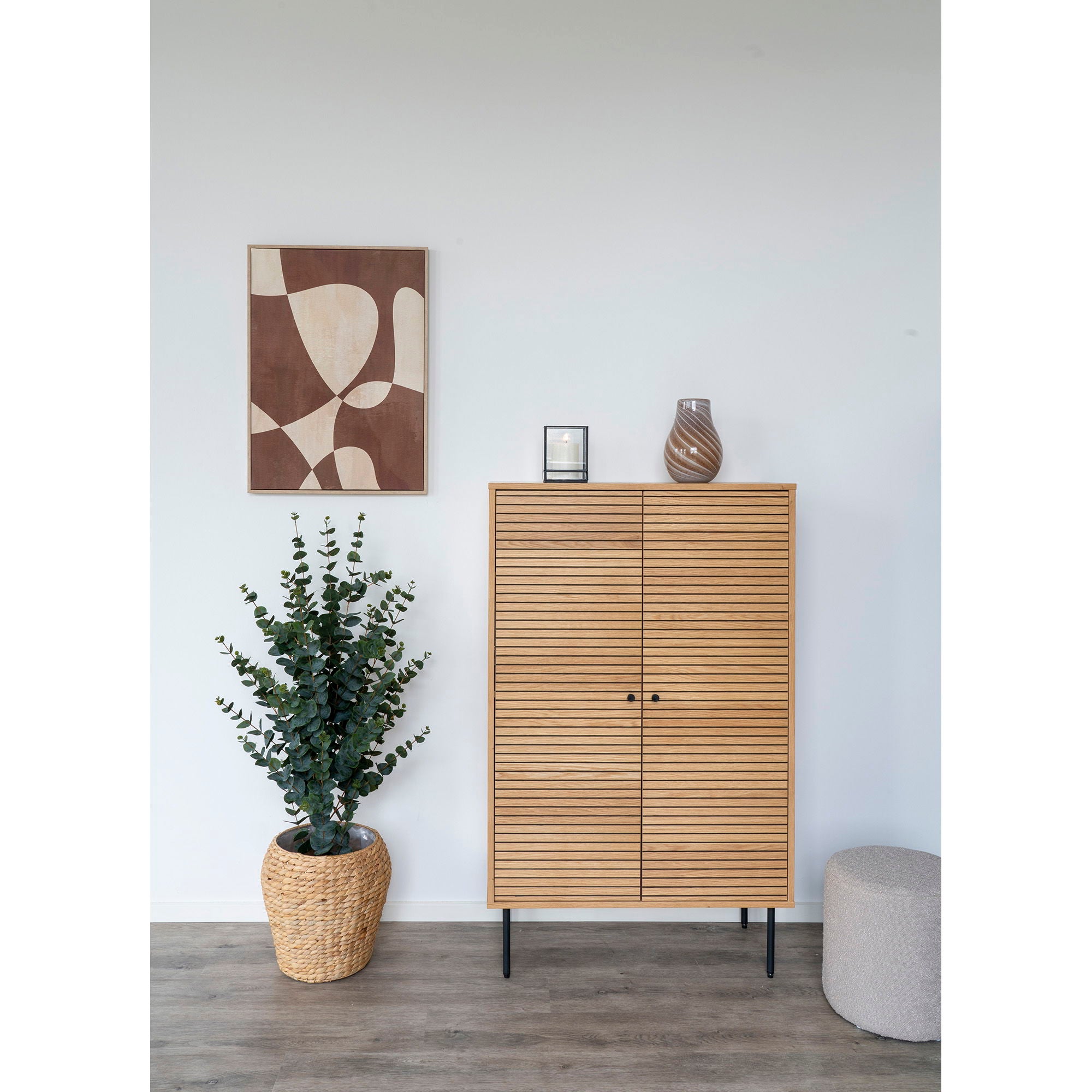 Farbe Cape Town – Leinwandbild, braun/beige, 50×70 cm